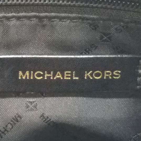 Michael Kors Bedford Pebble Leather Satchel Black image number 5