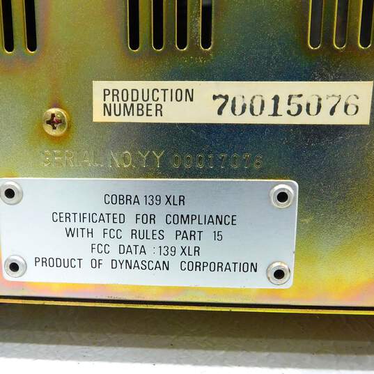 Vintage Cobra 139 XLR SSB AM 40 Channel DB Radio With Microphone image number 5