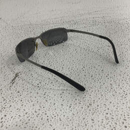 Womens RB3217 Silver Semi Rim Rectangular Sunglasses With Black Case alternative image