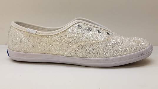 Keds Women's White Glitter Shoes sz  6.5 image number 1