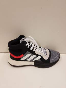 Adidas Men's Marquee Boost Basketball Shoes Sz. 11.5 (Black/White) alternative image