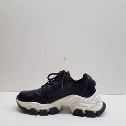 Kenneth Cole Nikos Chunky Black Zip Low Sneakers Women's Size 5.5 M alternative image