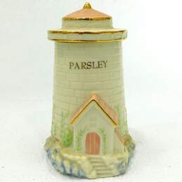2002 Lenox Lighthouse Seaside Spice Jar Fine Ivory China Parsley