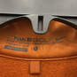 Mens Orange Long Sleeve Mock Neck Quarter Zip Pullover Sweatshirt Size L image number 3