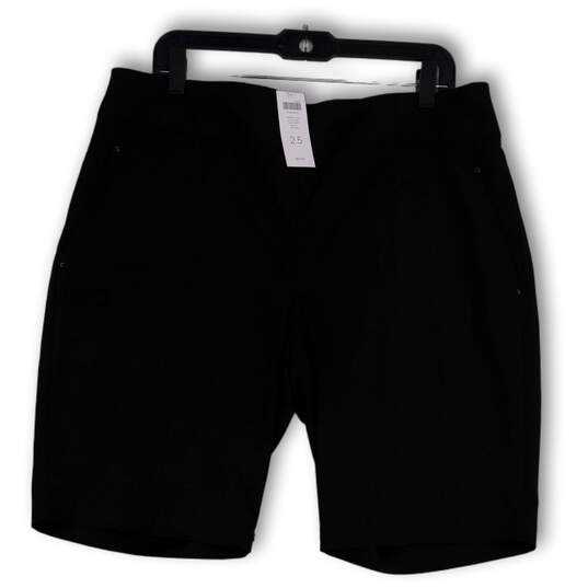 NWT Mens Black Flat Front Slash Pocket Athletic Golf Shorts Size 2.5 image number 2