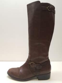 Lauren Ralph Lauren Leather Margarite Boots Dark Brown 8 alternative image