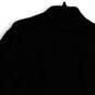 Womens Black Knitted Long Sleeve Open Front Cardigan Sweater Size Large image number 4