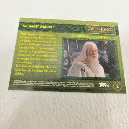 Lord Of The Rings Masterpieces II 72 Card Complete Base Set image number 4