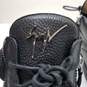 AUTHENTICATED Giuseppe Zanotti Black Leather High Top Sneakers Mens Size 46 image number 6