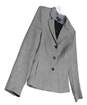 Ann Taylor Women's Gray Herringbone Long Sleeve Three Button Blazer Jacket Size Small image number 1