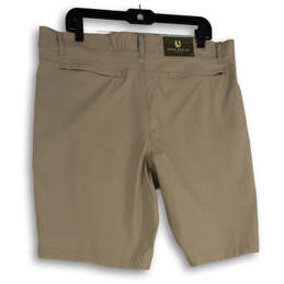 NWT Mens Gray Flat Front Slash Pocket Golf Chino Shorts Size 34 alternative image