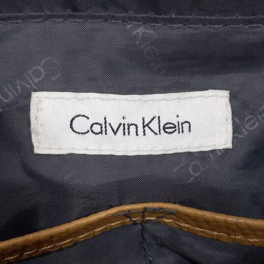 Calvin Klein Large Coated Canvas Brown Purse image number 5