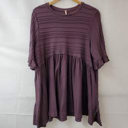 Free People Purple Knit Midi Dress Women's S/P