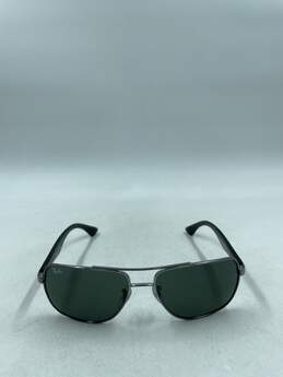 Ray-Ban Silver Pilot Sunglasses alternative image