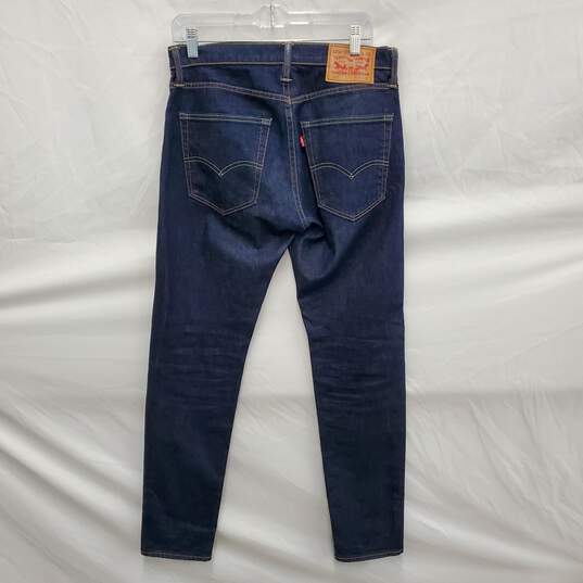 Levi Strauss Original 512  MN's Zipper Dark Blue Denim Jeans Size W 30 X L 32 image number 2