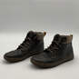 Mens Maelly Brown Yellow Leather Round Toe Lace Up Ankle Boots Size 7.5 image number 1