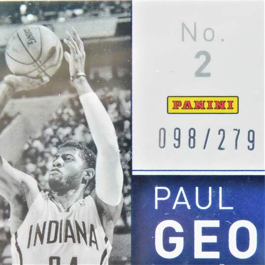 2014-15  Paul George Panini Totally Certified Platinum Red /279 Pacers Clippers image number 4