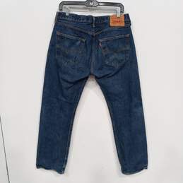Levi's Men's 501 Blue Button Fly Straight Leg Jeans Size 33 x 30 alternative image