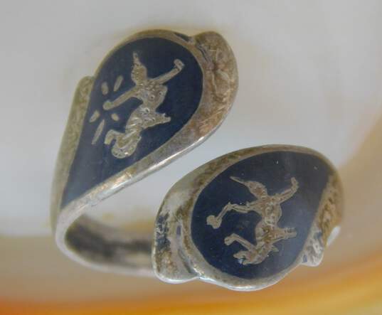 Vintage Siam Sterling Silver Ring & Cuff Links image number 5