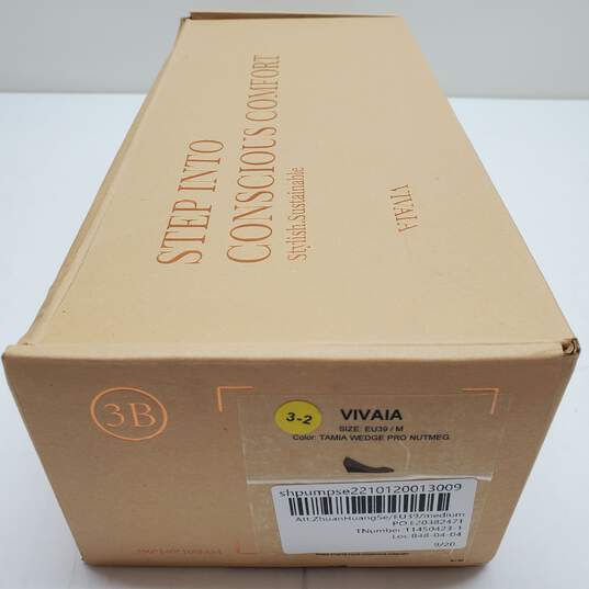 Vivaia Nutmeg Size 6.5 Wedge Slip-on Shoes IOB image number 2