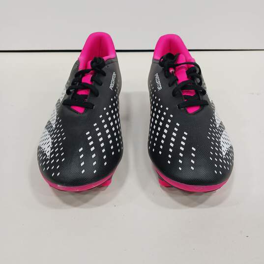 Adidas Predator Woman's Pink and Black Cleats Size 9 image number 4