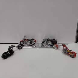 Bundle of 4 Assorted Motorcycle Models