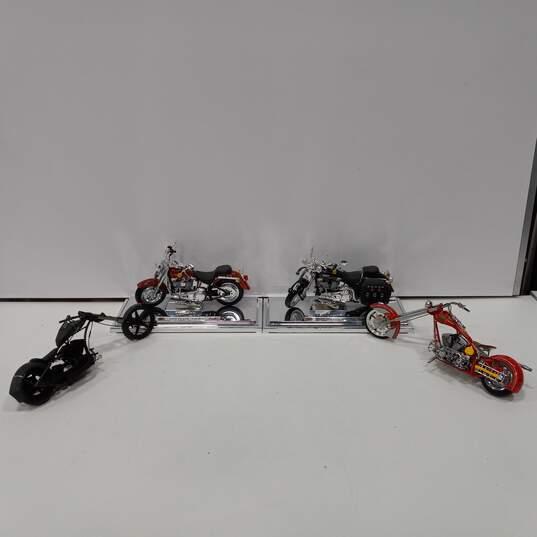 Bundle of 4 Assorted Motorcycle Models image number 1