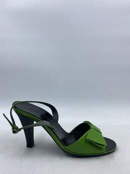 Authentic Marc Jacobs Green Bow Slingback Sandal W 7.5