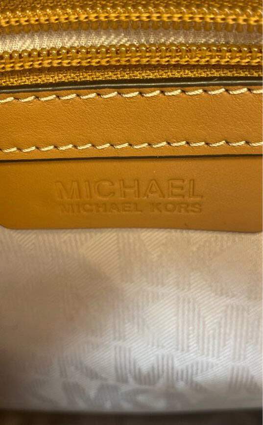 Michael Kors Romy Brown Leather Crossbody Bag image number 5