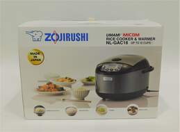 New Open Box Zojirushi Umami Micom 10 Cup Rice Cooker & Warmer NL-GAC18