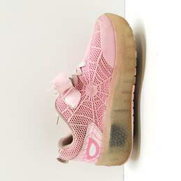 Jiandian Girl's Pink Light Up Roller Shoes Size 34