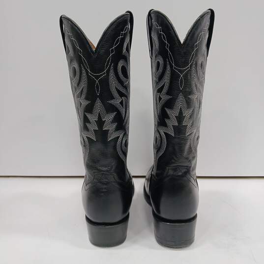 Men's Dan Post Black Western Boots Size 8.5D image number 4
