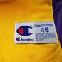 NWT Champion Mens Yellow LA Lakers Shaquille O'Neal #34 NBA Jersey Size XL image number 4