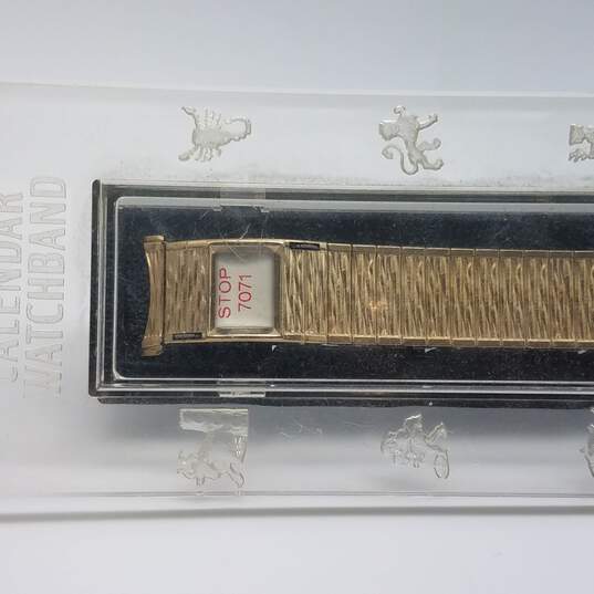 Speidel 2.689.450 Gold Tone Milanese Calendar Watch Band 28g image number 3