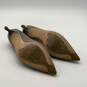 Womens Vanessa Gray Suede Pointed Toe Slip-On Stiletto Pump Heels Size 40 image number 3