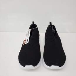NWT Skechers WM's Air Cooled Memory Foam Ultra Flex Black Slip On Sneakers Size 9 w Original Box