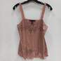 White House Black Market Copper Pink Sequin Tank Top Women's Size XS image number 1