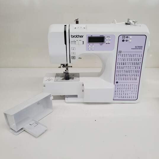 Brother SC9500 Computerized Sewing Machine w/ Foot Peddle & Power Cord image number 3
