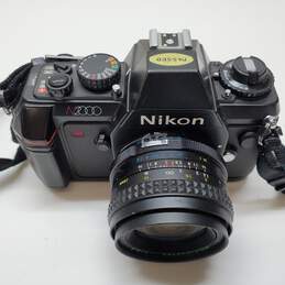 Nikon N2000 SLR Film Camera with f=28mm Lens Untested alternative image