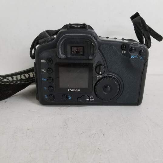 UNTESTED Canon EOS 10D 6.3MP Digital SLR Camera Black 28-80 Lens image number 2
