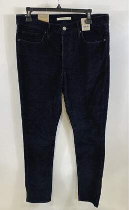 NWT Levi's 311 Womens Black Mid Rise Tummy Slimming Shaping Skinny Jeans Size 31