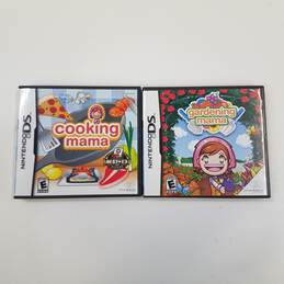 Cooking Mama & Gardening Mama - Nintendo DS (CIB)