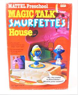 Mattel Preschool Magic Talk Smurfettes House 1983