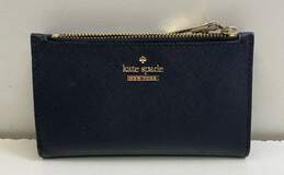 Kate Spade Bi Fold Wallet Black Leather