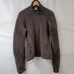 Patagonia Brown Front Zip Fleece Jacket Women's LG