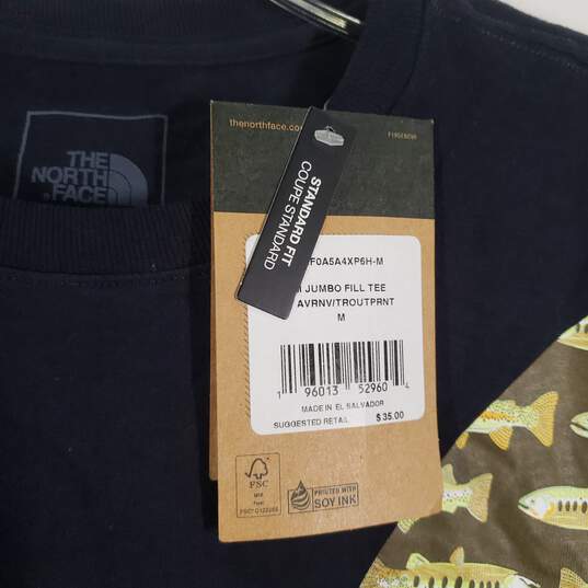 NWT Mens Jumbo Standard Fit Short Sleeve Crew Neck T-Shirt Size Medium image number 4