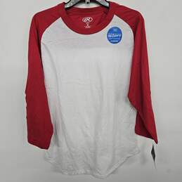 Rawlings Red & White Long Sleeve Shirt