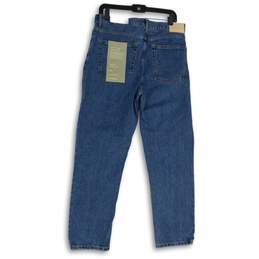 NWT Everlane Womens Blue Denim The 90's Cheeky Straight Leg Jeans Size 30 alternative image