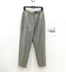 Women's Max Mara Gray Wool Pants Size 10