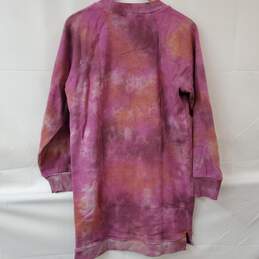 Michael Stars Purple Tie Dye Long Sweatshirt Women's S NWT alternative image